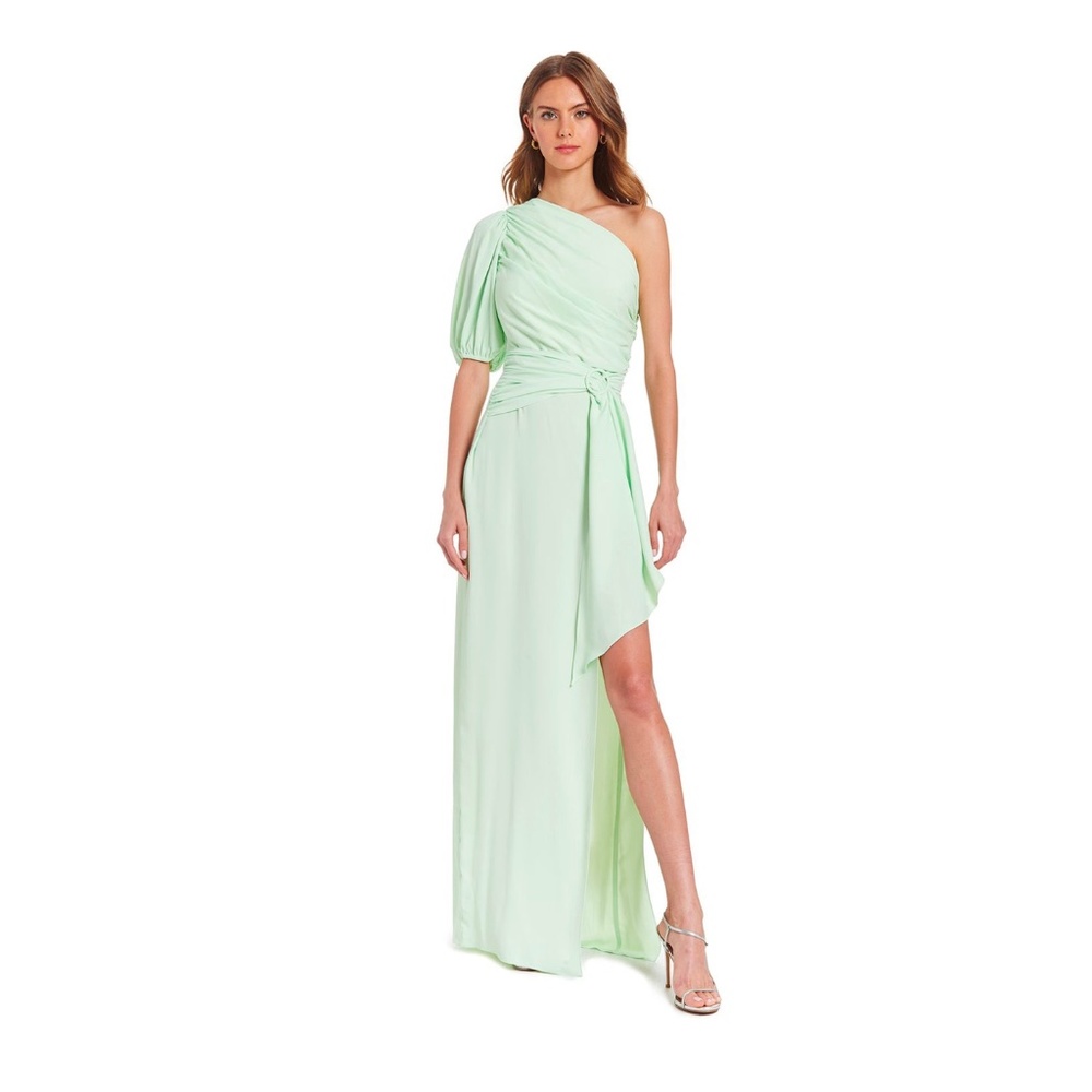 Amanda Uprichard Bexley Gown in Hypermint